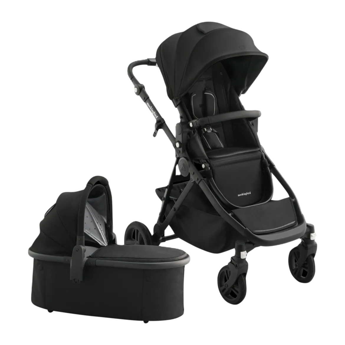 Single-to-Double Stroller 3.0 and Bassinet Bundle