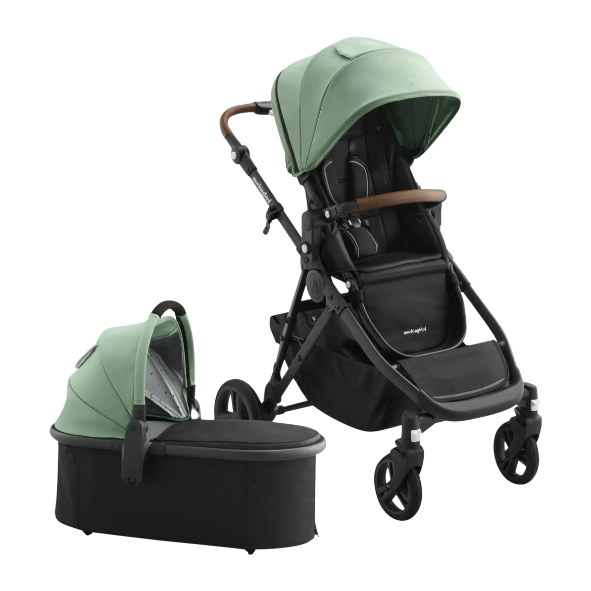 Single-to-Double Stroller 3.0 and Bassinet Bundle