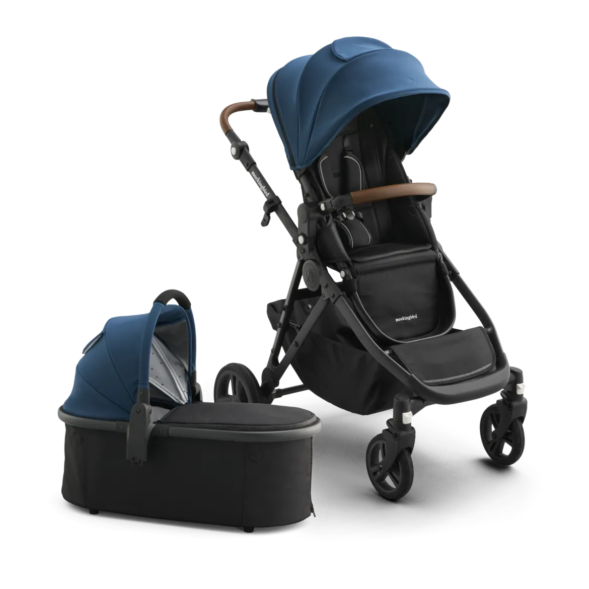 Single-to-Double Stroller 3.0 and Bassinet Bundle