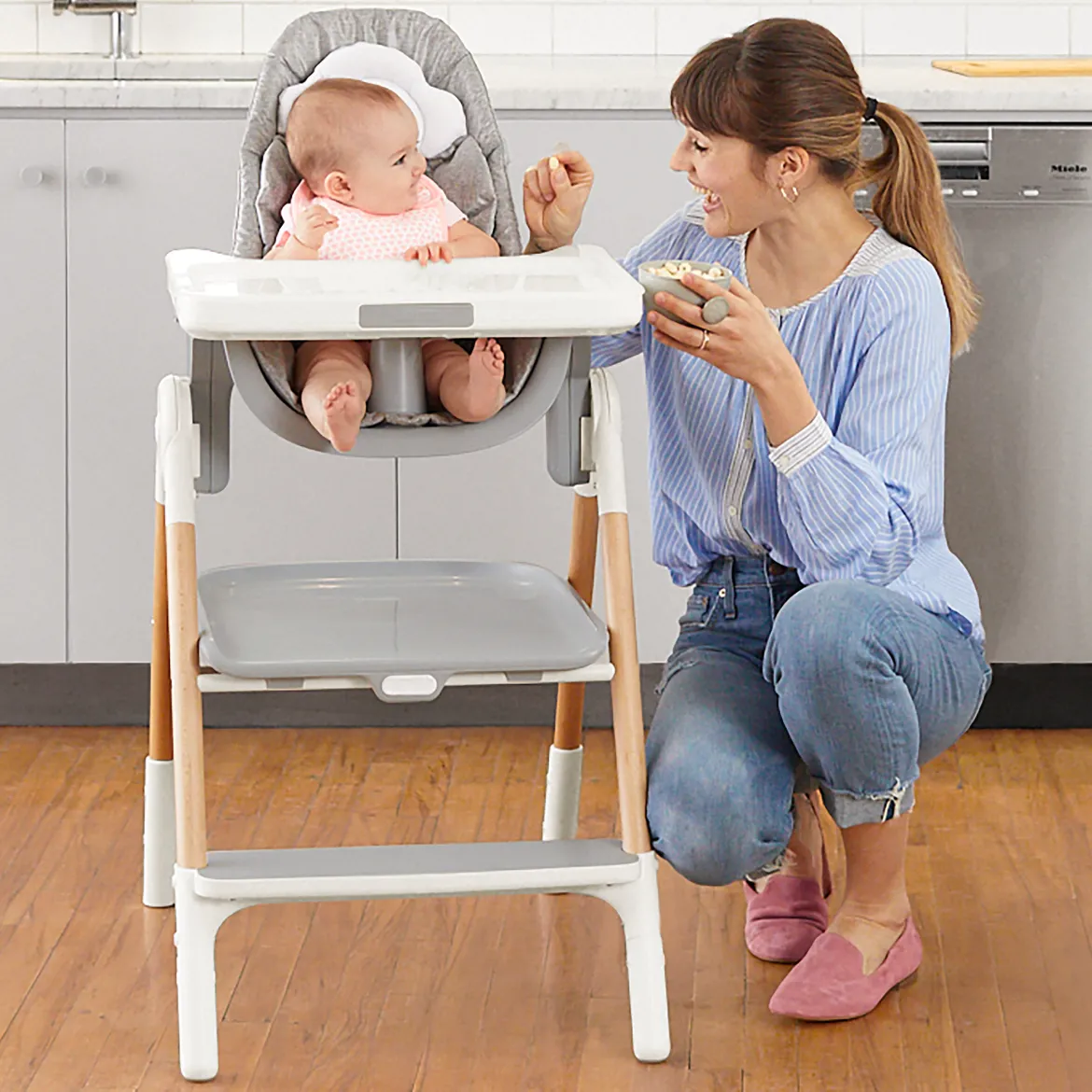 Sit-To-Step High Chair