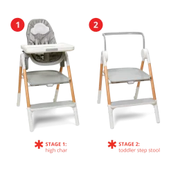 Sit-To-Step High Chair