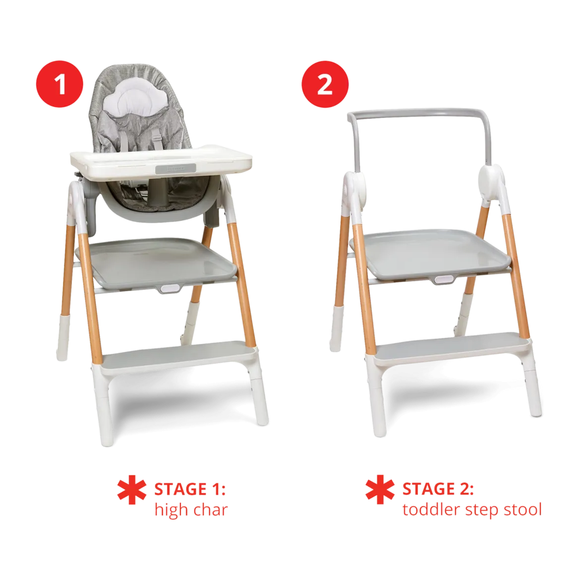 Sit-To-Step High Chair