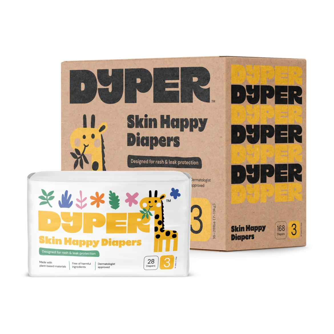 Skin Happy Diapers - Monthly Box