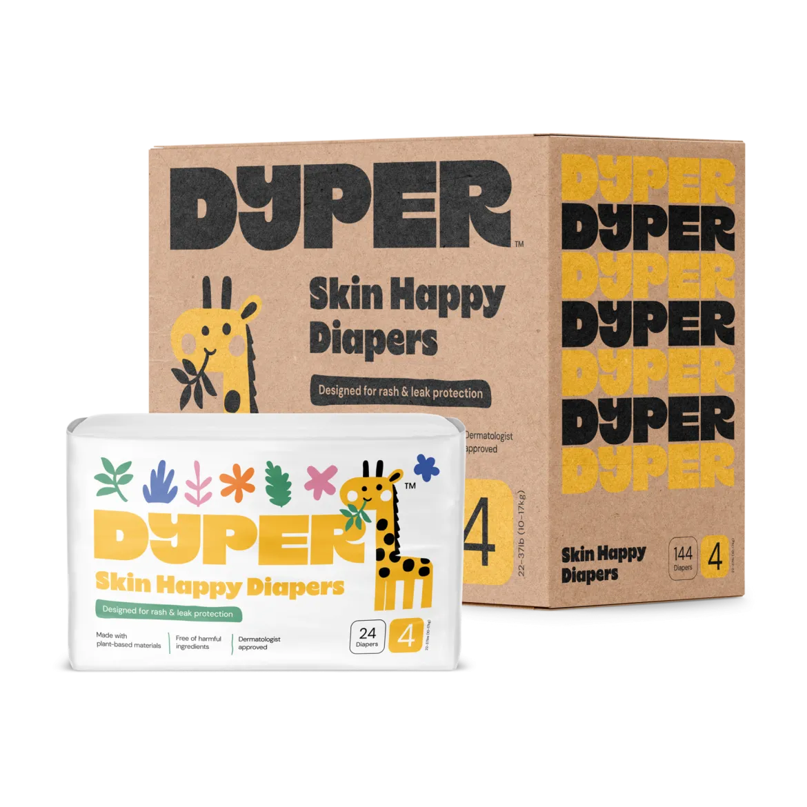 Skin Happy Diapers - Monthly Box