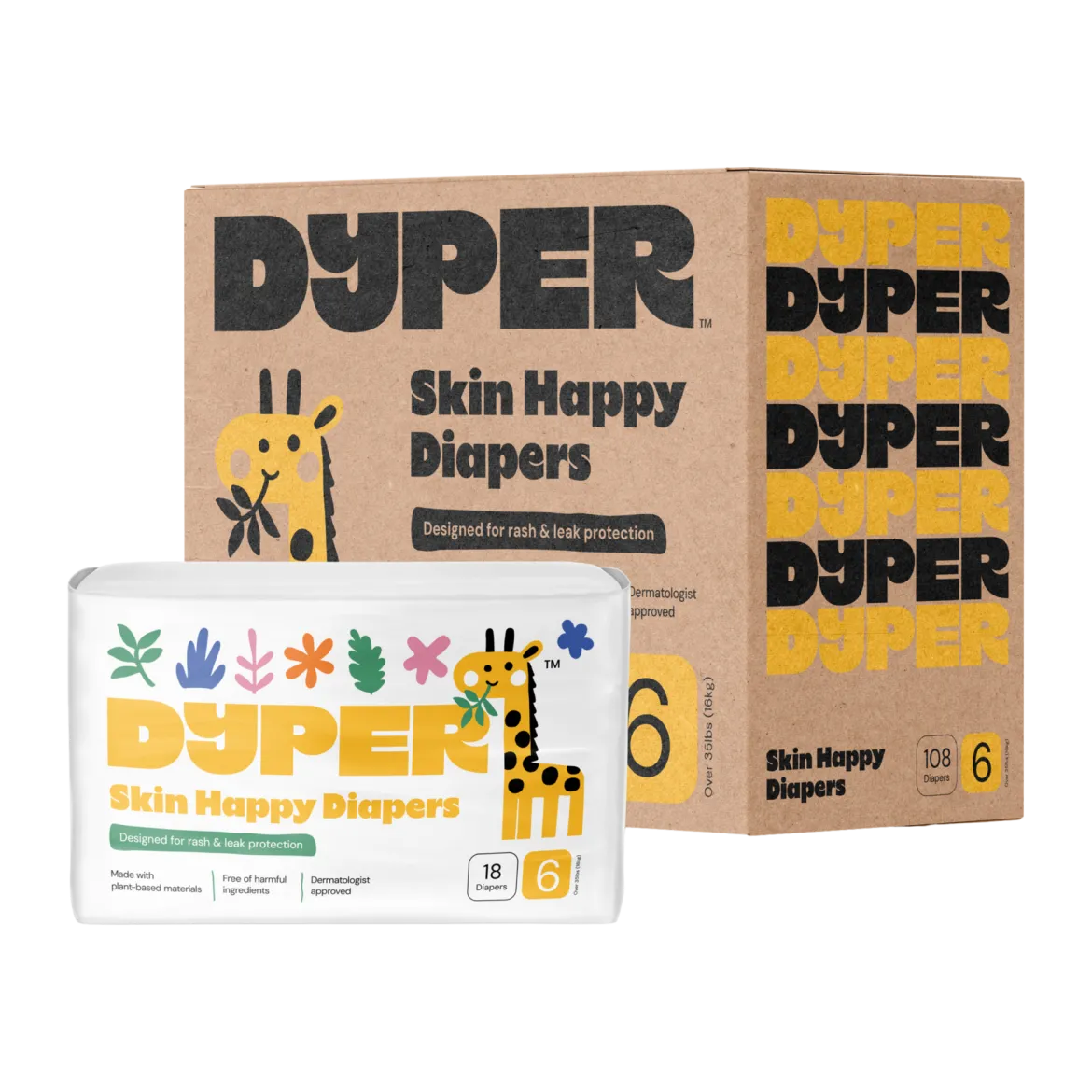 Skin Happy Diapers - Monthly Box