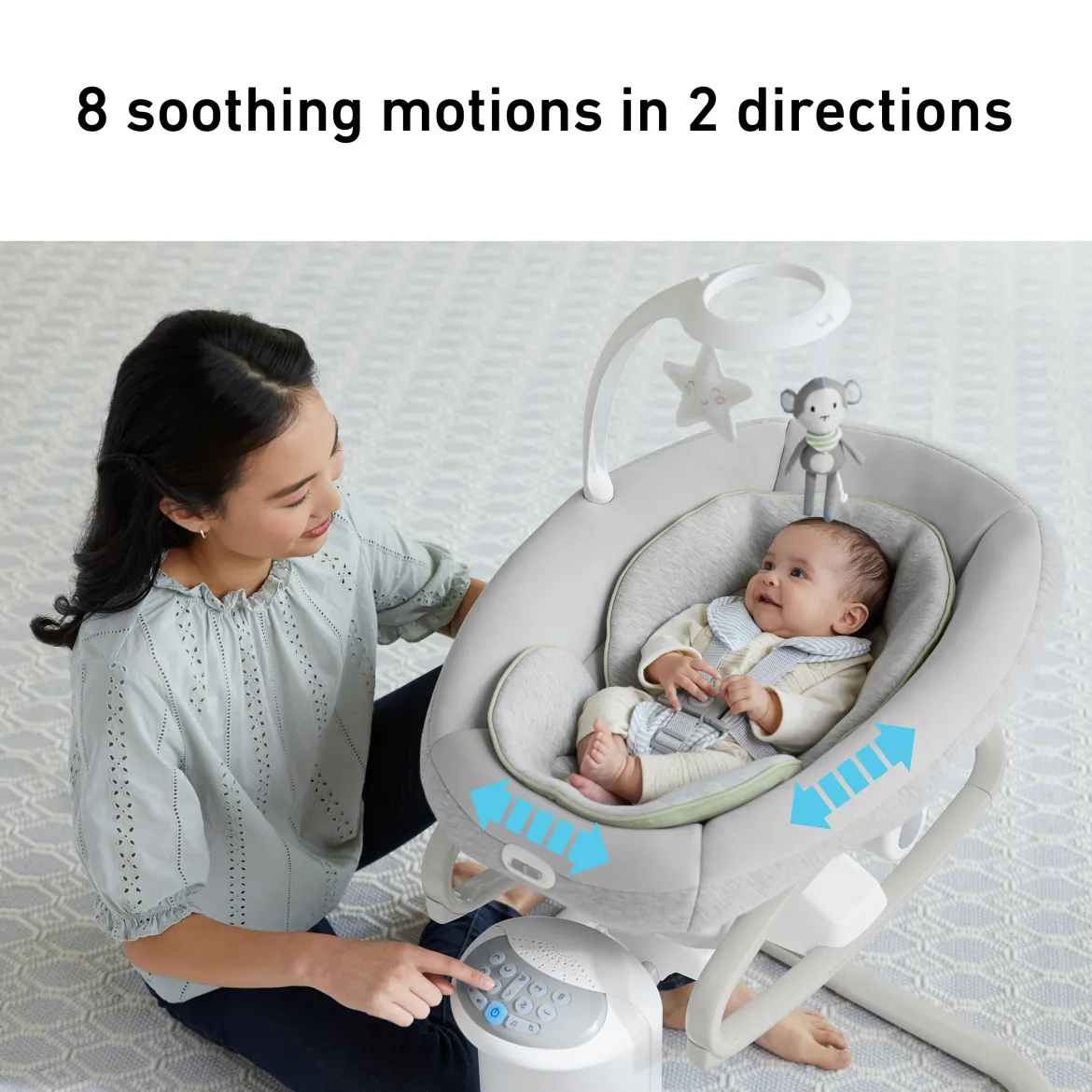 Soothe My Way Swing with Removable Rocker