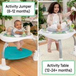 Spring & Sprout 2-in-1 Activity Jumper & Table