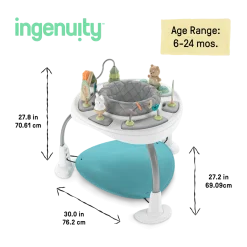 Spring & Sprout 2-in-1 Activity Jumper & Table