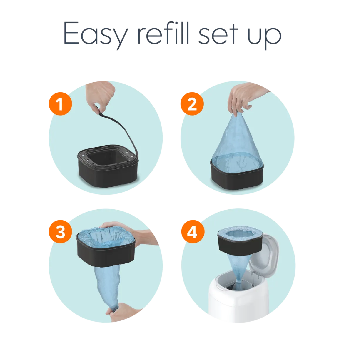 Square Refill Bags (Compatible with Compact, Classic, Select Pails)