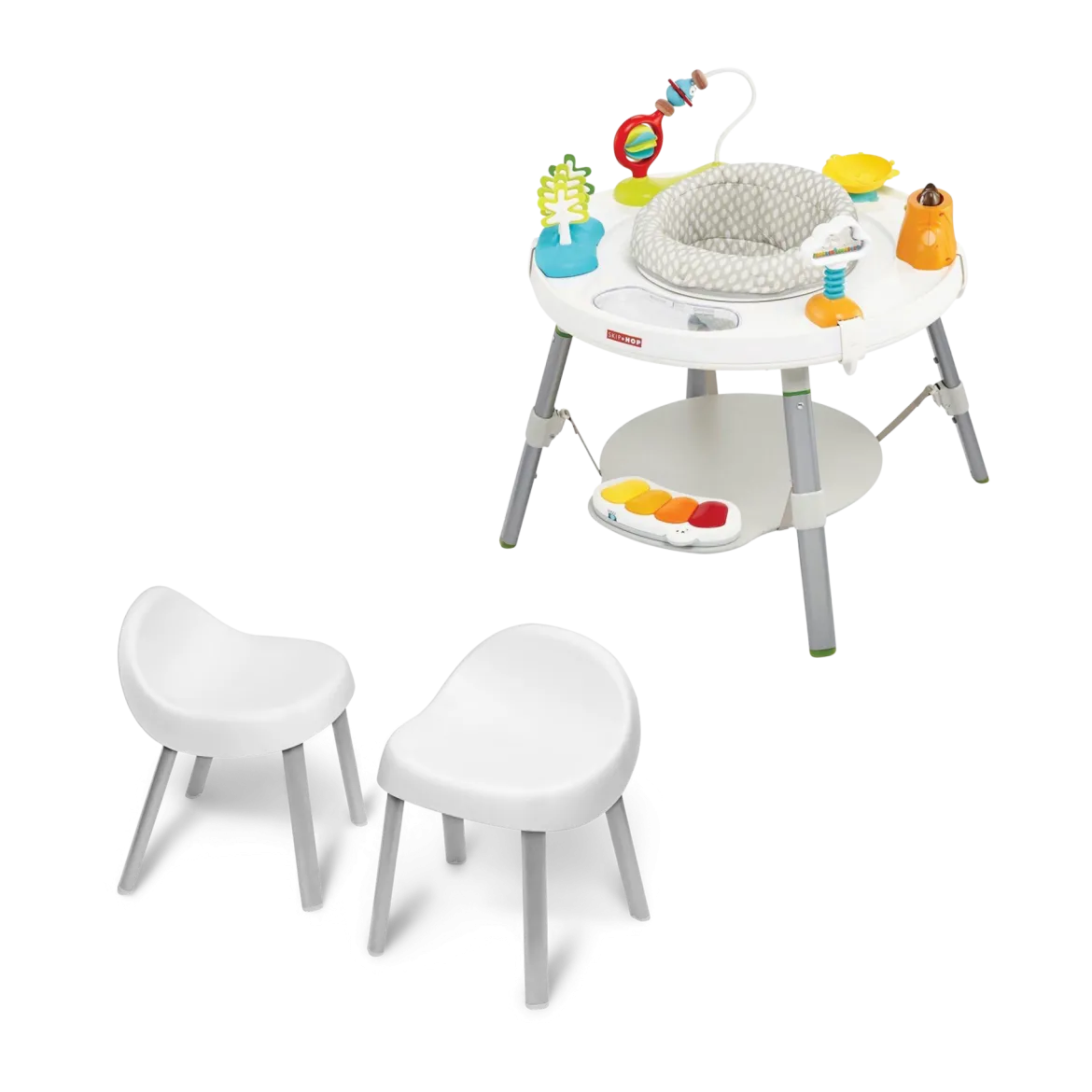 3-Stage Activity Center and Kid Chairs Bundle