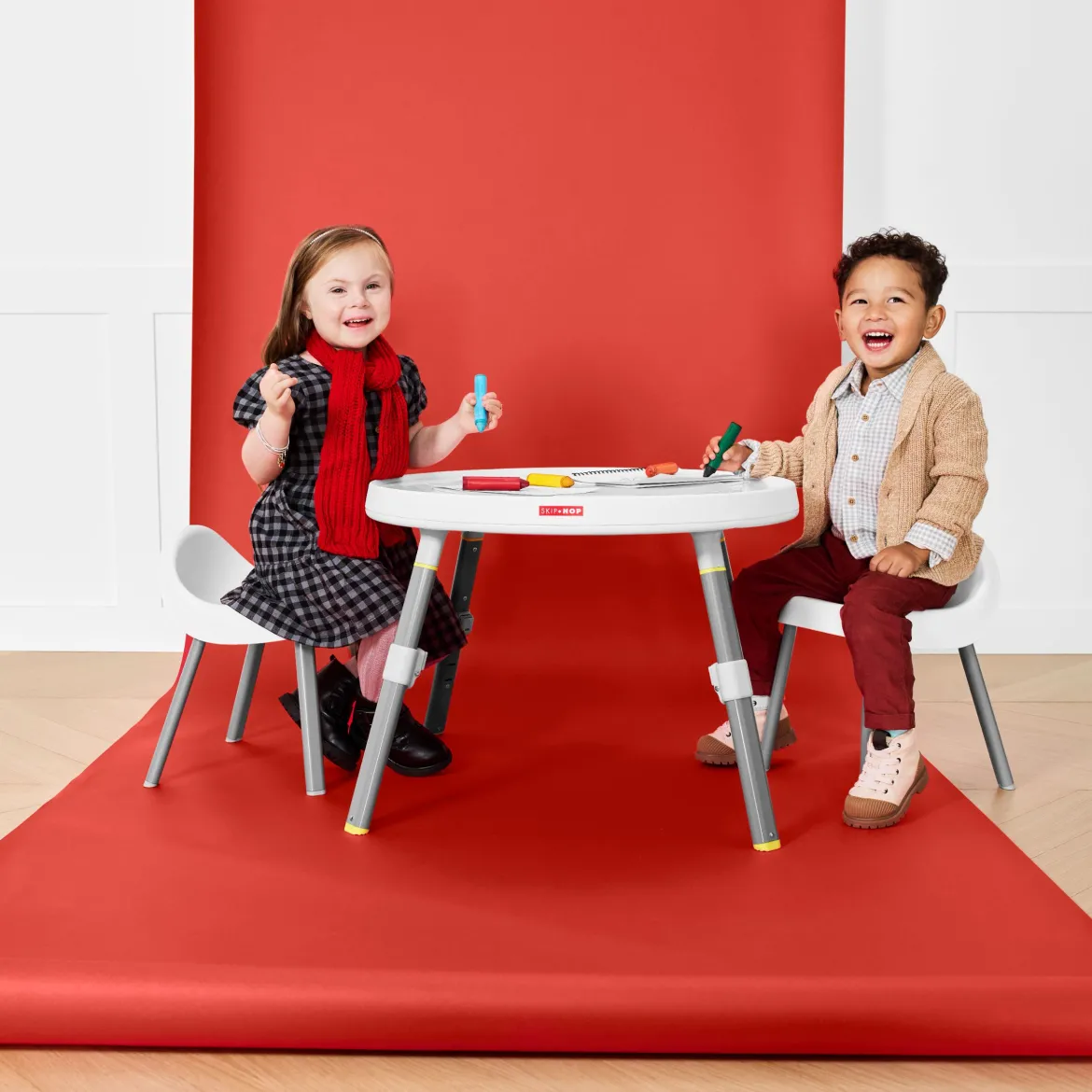 3-Stage Activity Center and Kid Chairs Bundle