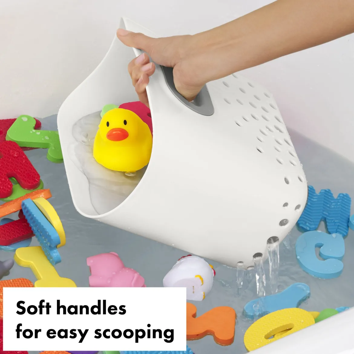 Stand Up Bath Toy Bin
