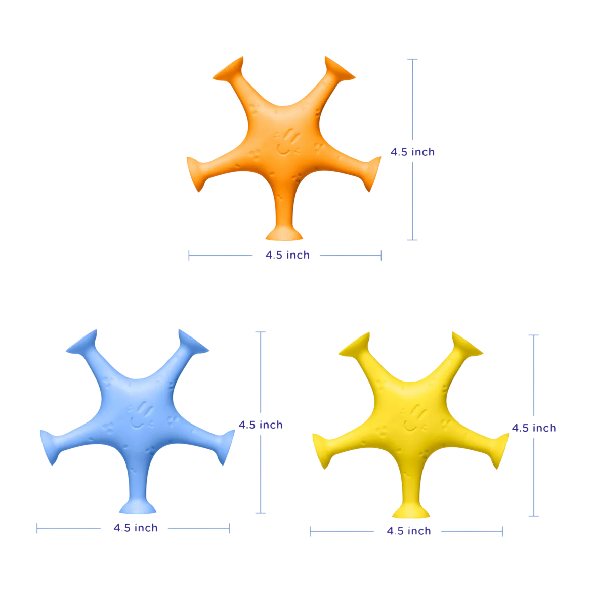 Starfish Suction Bath Toys