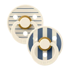 Studio Pin Colour Natural Rubber Pacificier (2-pack)