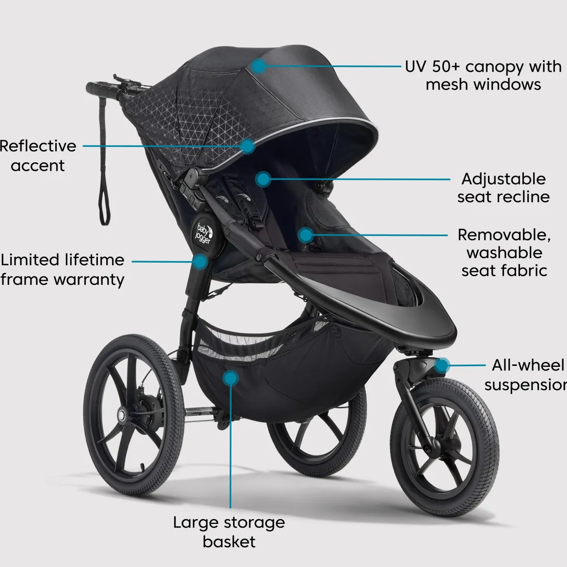 Summit X3 Single Jogging Stroller