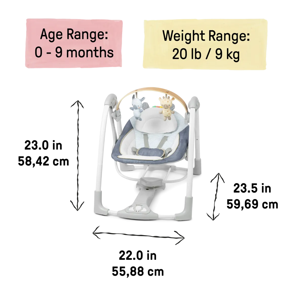 Swing ‘N Go Portable Baby Swing