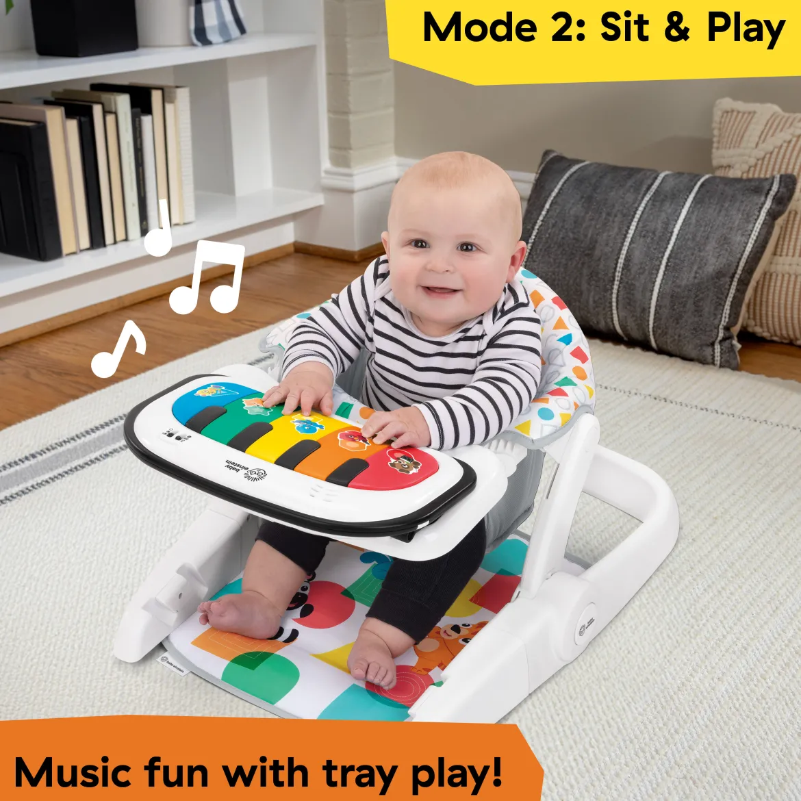 Tappin Tunes' Learn to Sit 4-in-1 Floor Seat