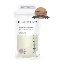 Temp-Sensing Milk Storage Bags