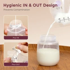 Temp-Sensing Milk Storage Bags
