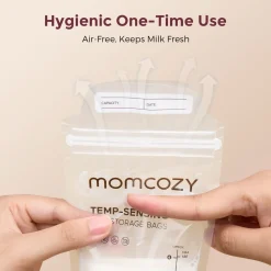 Temp-Sensing Milk Storage Bags