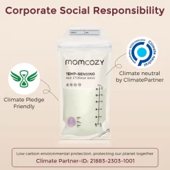 Temp-Sensing Milk Storage Bags