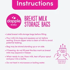 Temp-Sensing No-Leak Breast Milk Storage Bag with Easy Pour Spout