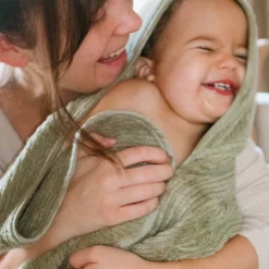 The Organic Ribbed Hooded Towel