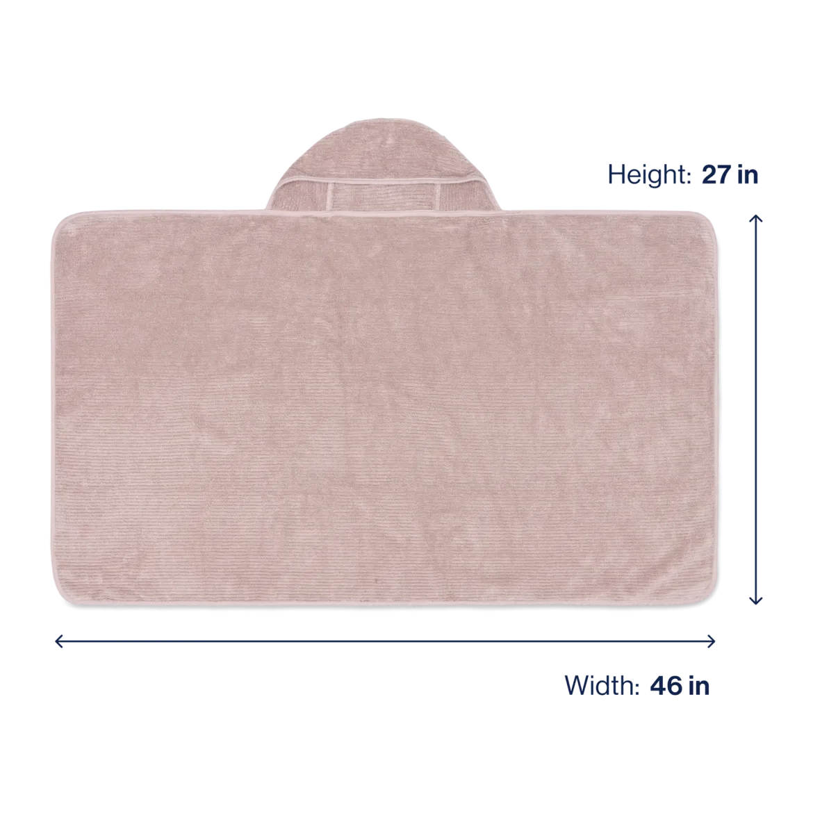 The Organic Ribbed Hooded Towel