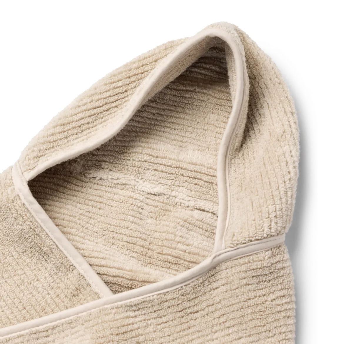 The Organic Ribbed Hooded Towel