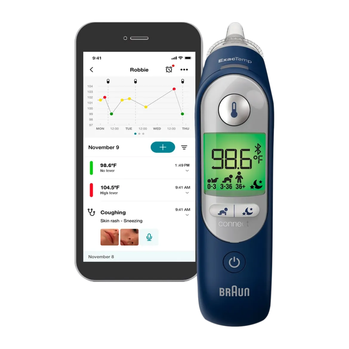ThermoScan 7+ Connect Ear Thermometer