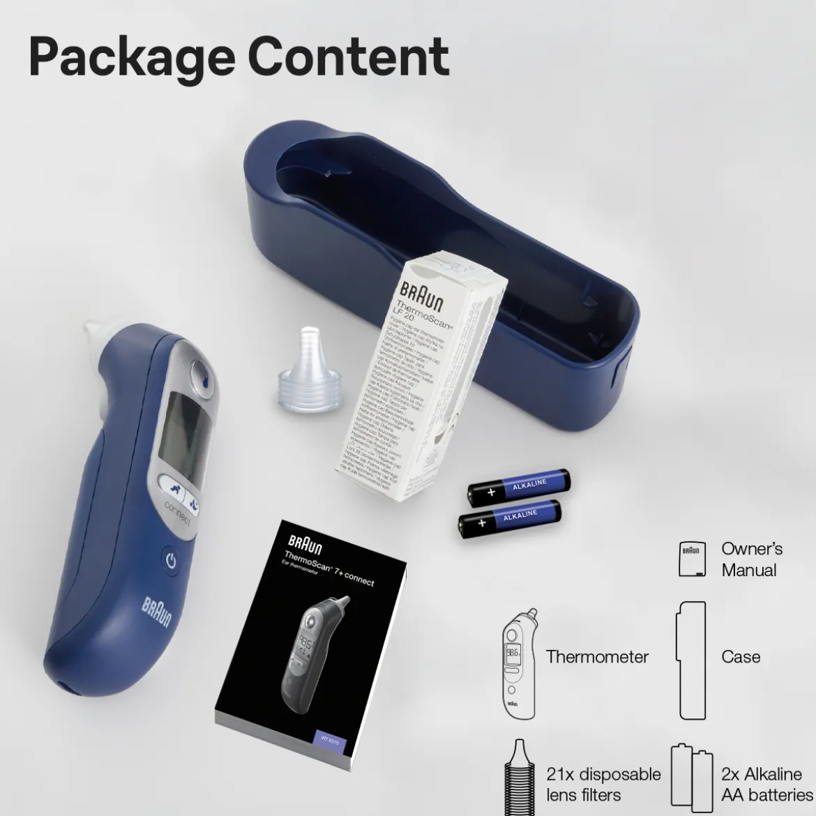 ThermoScan 7+ Connect Ear Thermometer