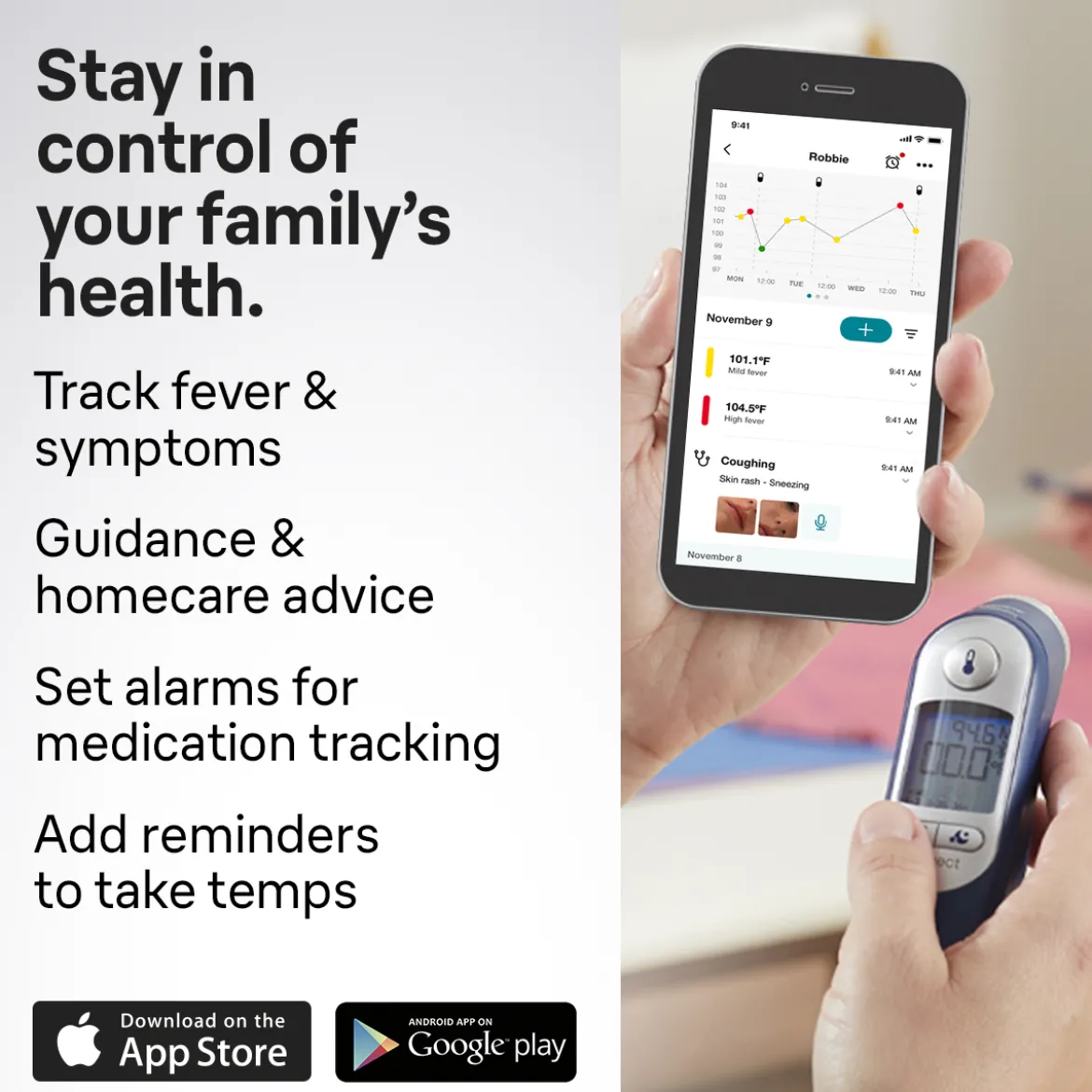 ThermoScan 7+ Connect Ear Thermometer