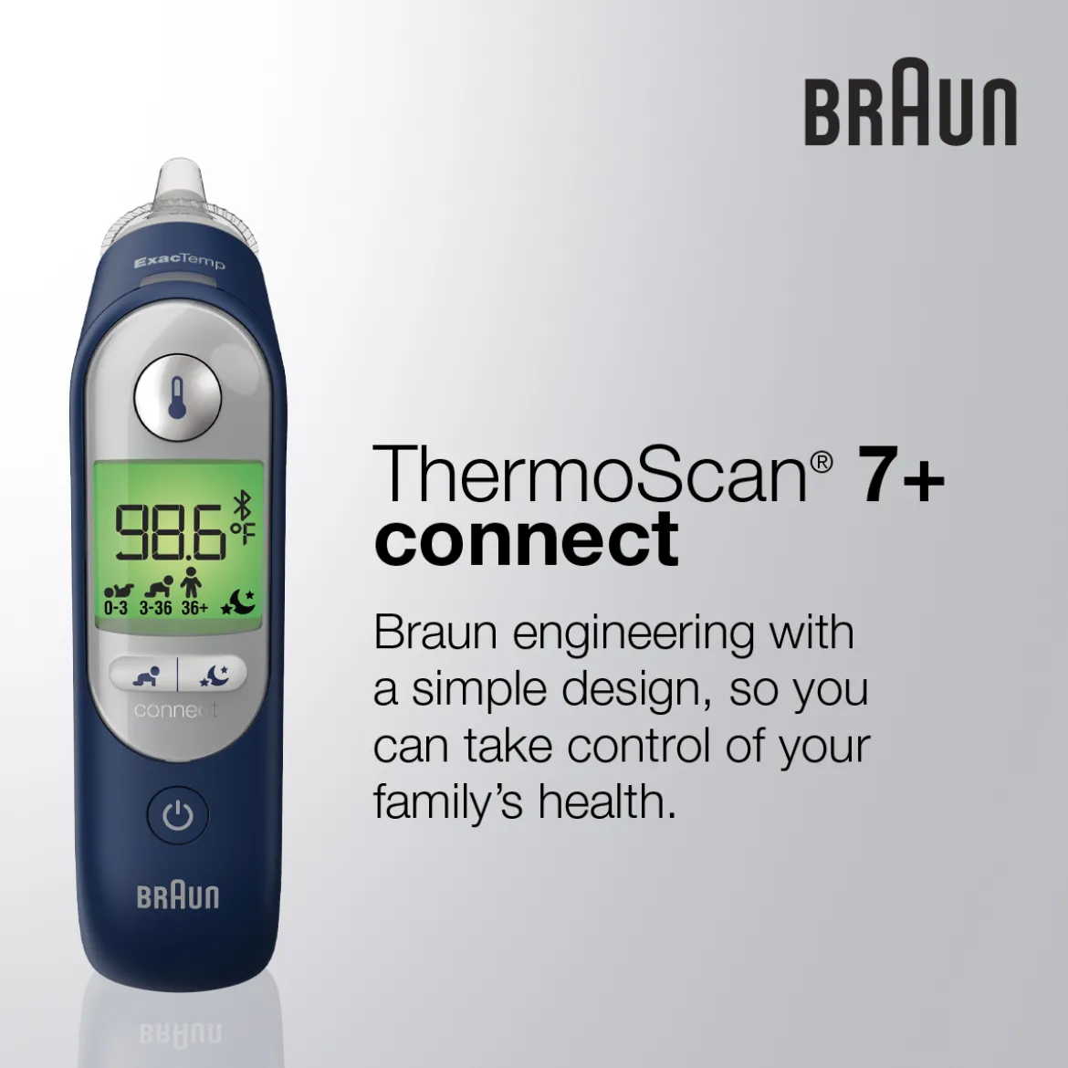 ThermoScan 7+ Connect Ear Thermometer