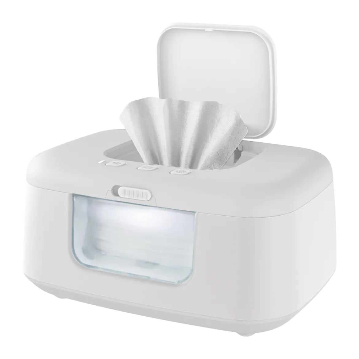 TinyBums Baby Wipe Warmer & Dispenser with LED Changing Light