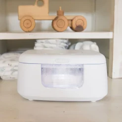 TinyBums Baby Wipe Warmer & Dispenser with LED Changing Light