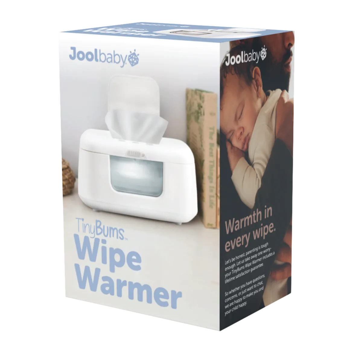 TinyBums Baby Wipe Warmer & Dispenser with LED Changing Light