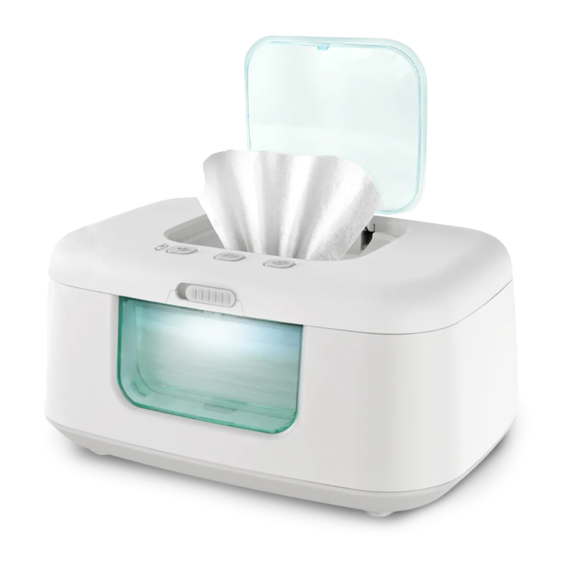 TinyBums Baby Wipe Warmer & Dispenser with LED Changing Light