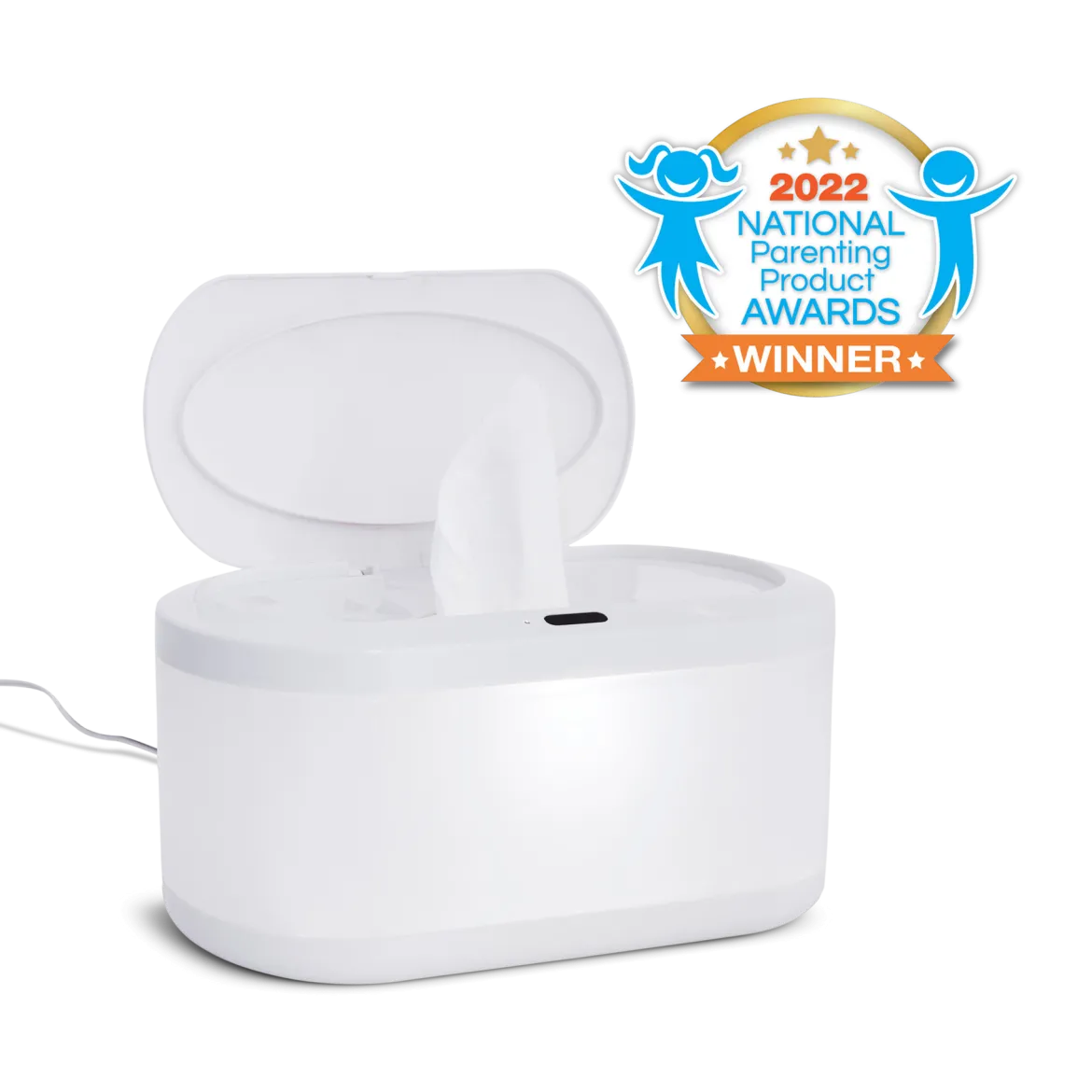 Touch Free Baby Wipe Warmer with Nightlight