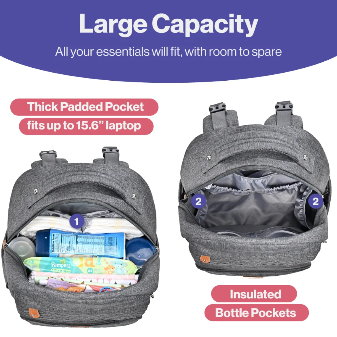Travel Diaper Bag Backpack