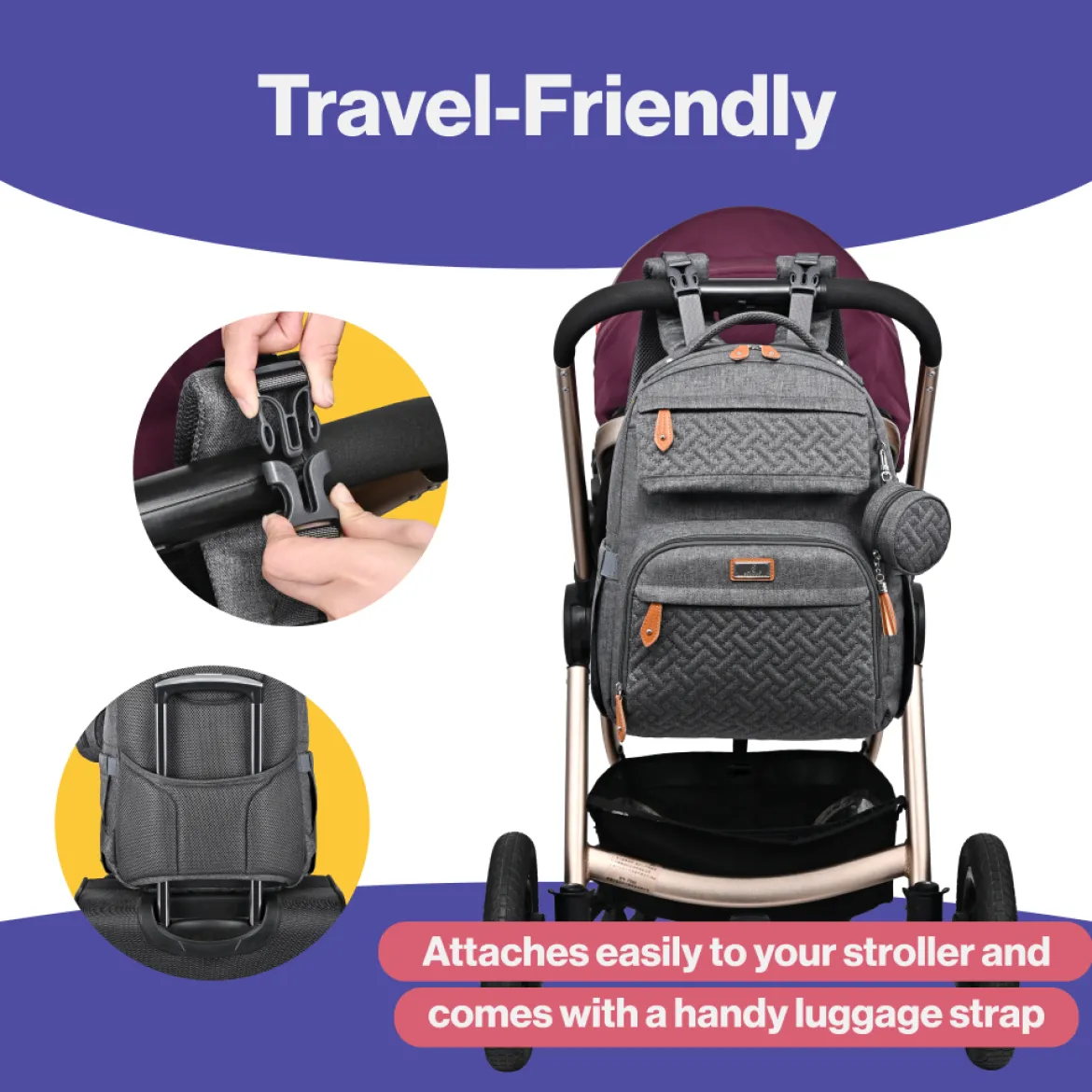 Travel Diaper Bag Backpack