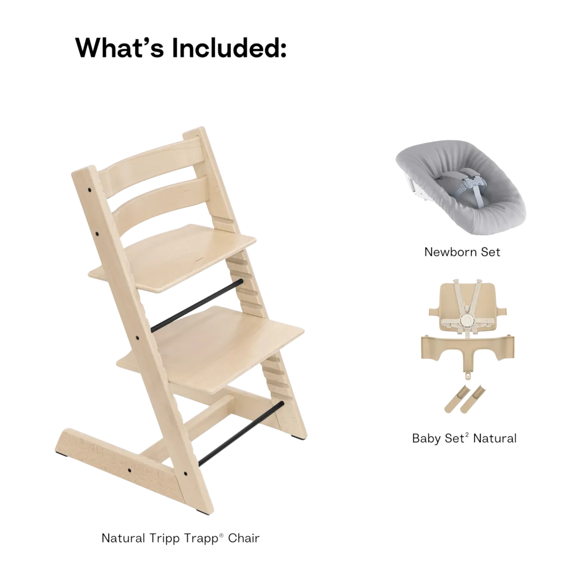 Tripp Trapp High Chair² + Newborn Set