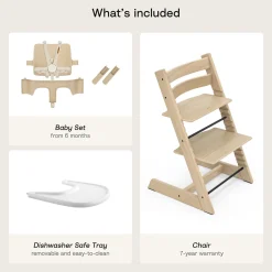 Tripp Trapp High Chair² + Tray Bundle