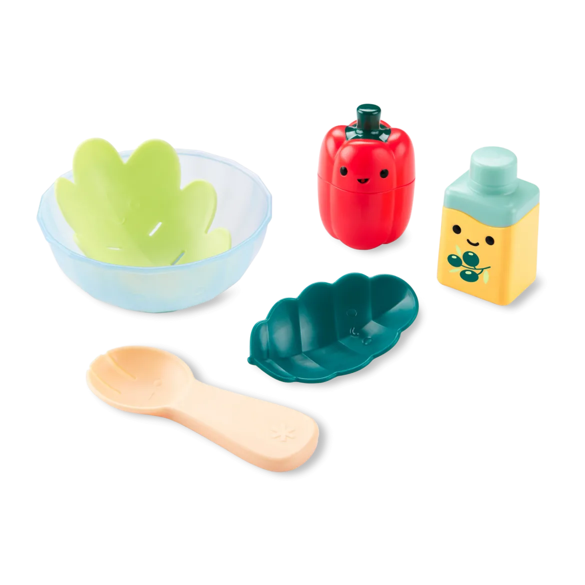 Tub-to-Table Cafe Prep & Serve Salad Bath Toy Set