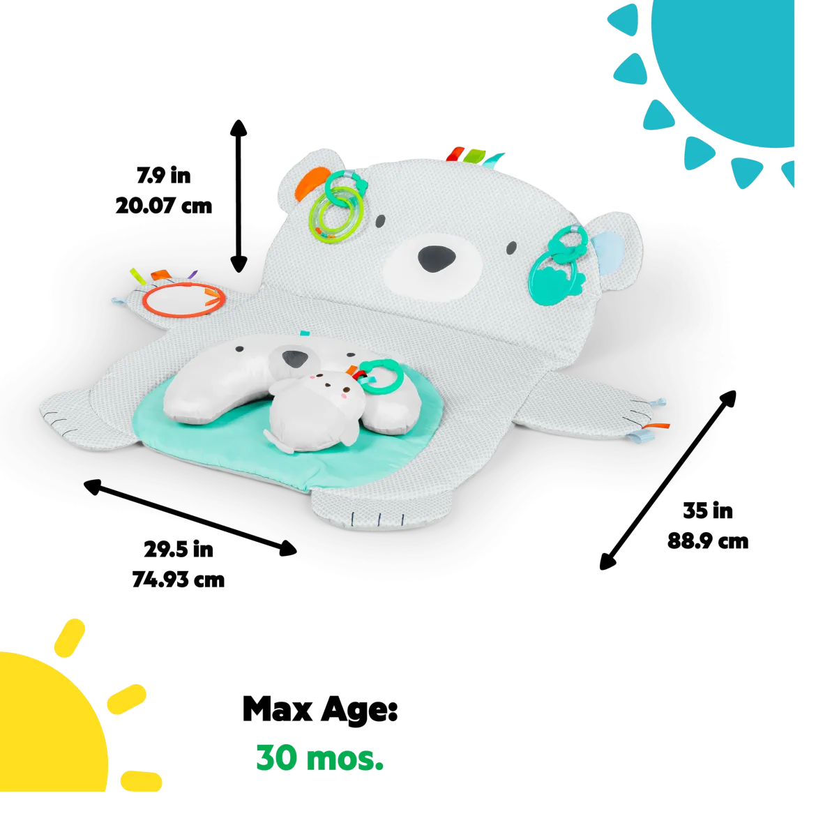 Tummy Time Prop & Play Mat