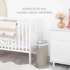 Ubbi x Babylist Matte Steel Diaper Pail