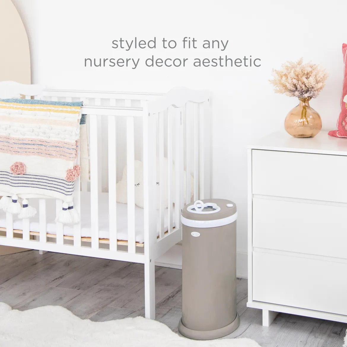 Ubbi x Babylist Matte Steel Diaper Pail