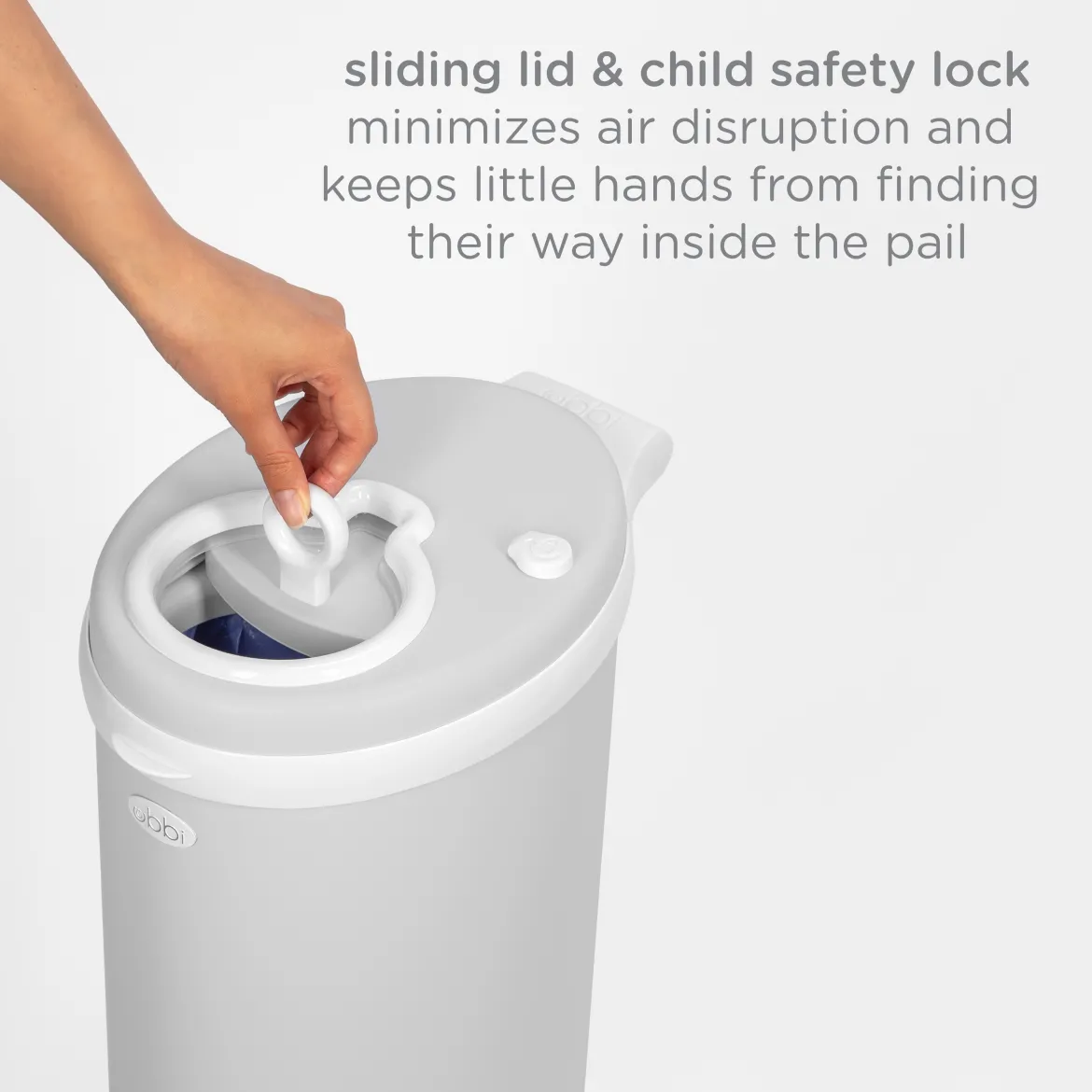 Ubbi x Babylist Matte Steel Diaper Pail