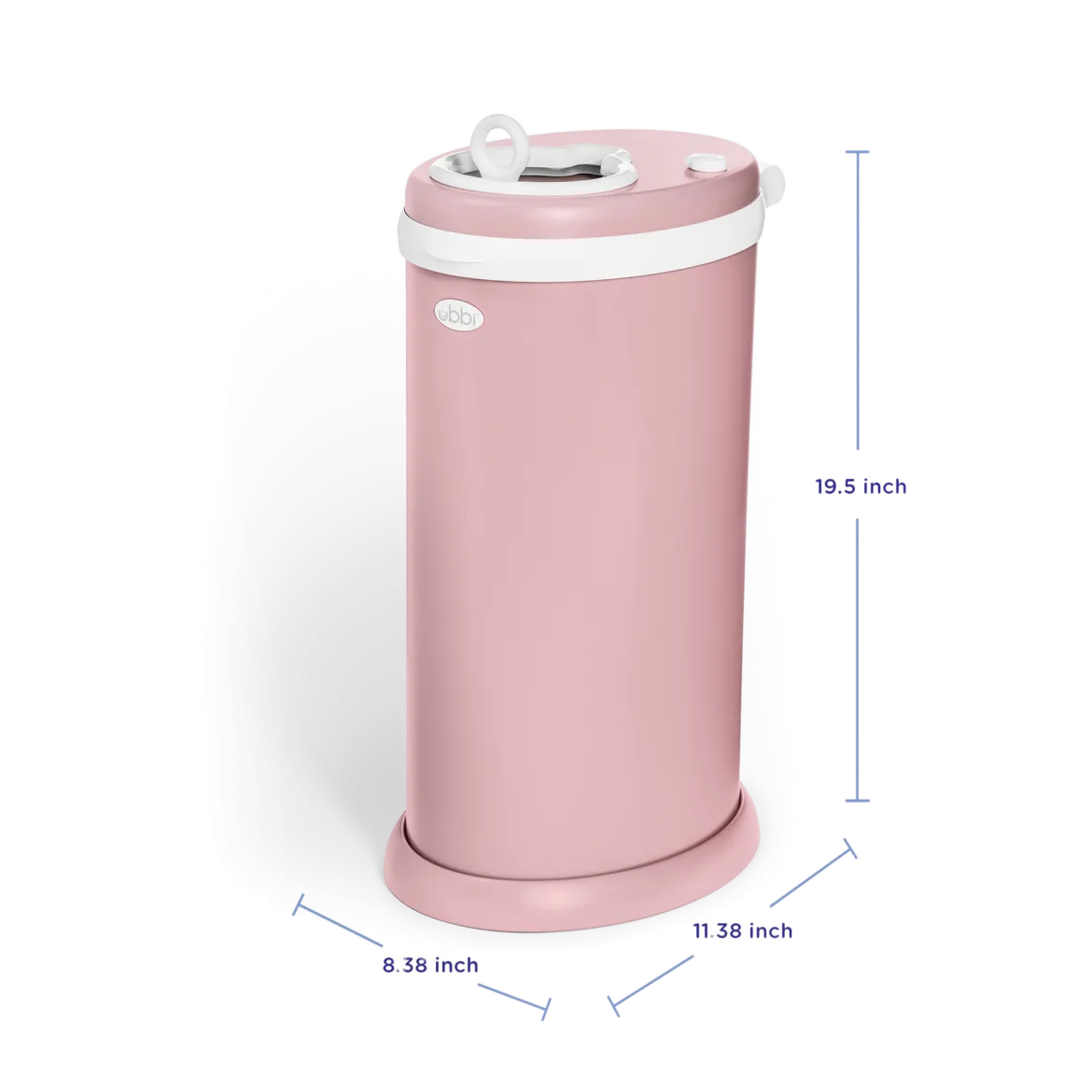 Ubbi x Babylist Matte Steel Diaper Pail