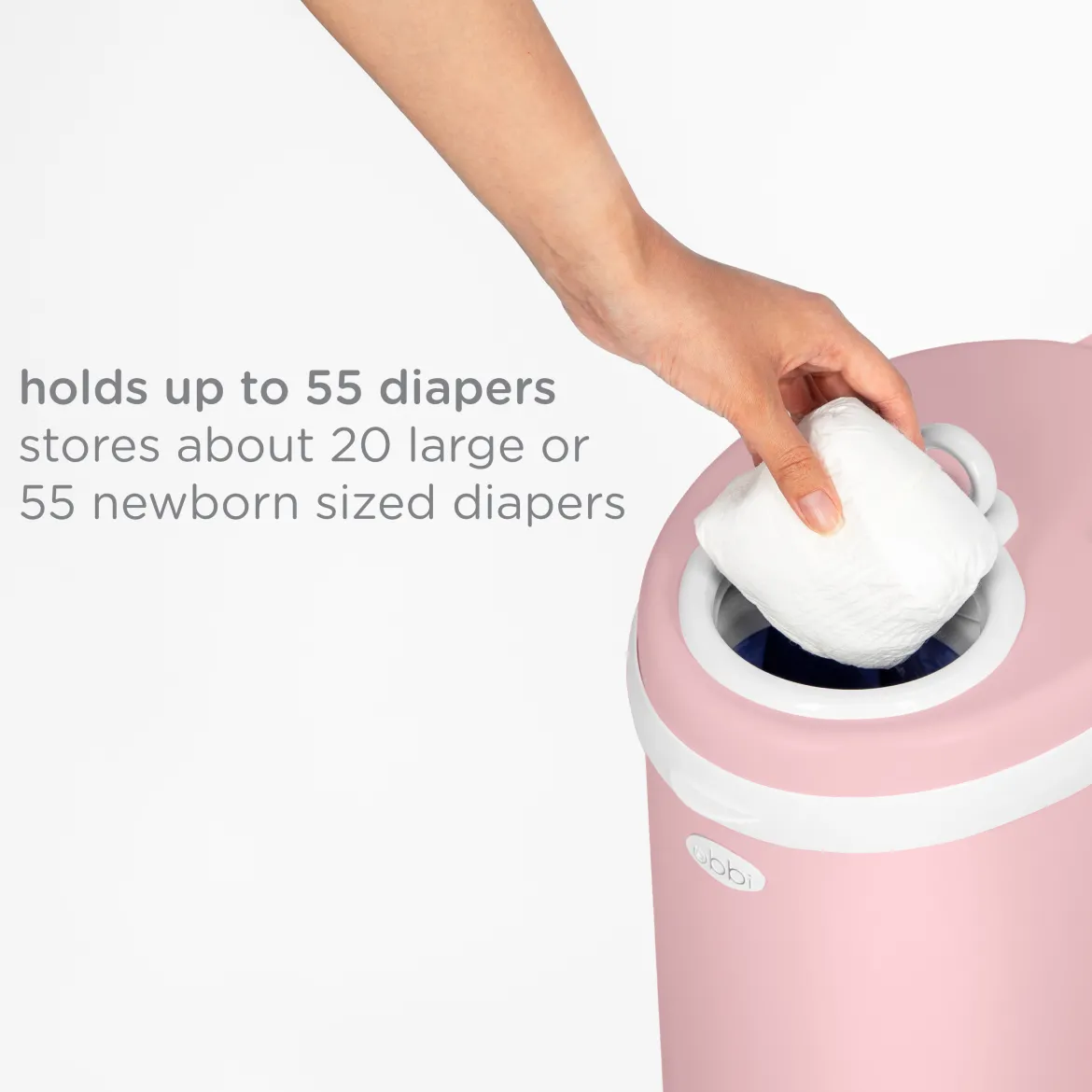 Ubbi x Babylist Matte Steel Diaper Pail