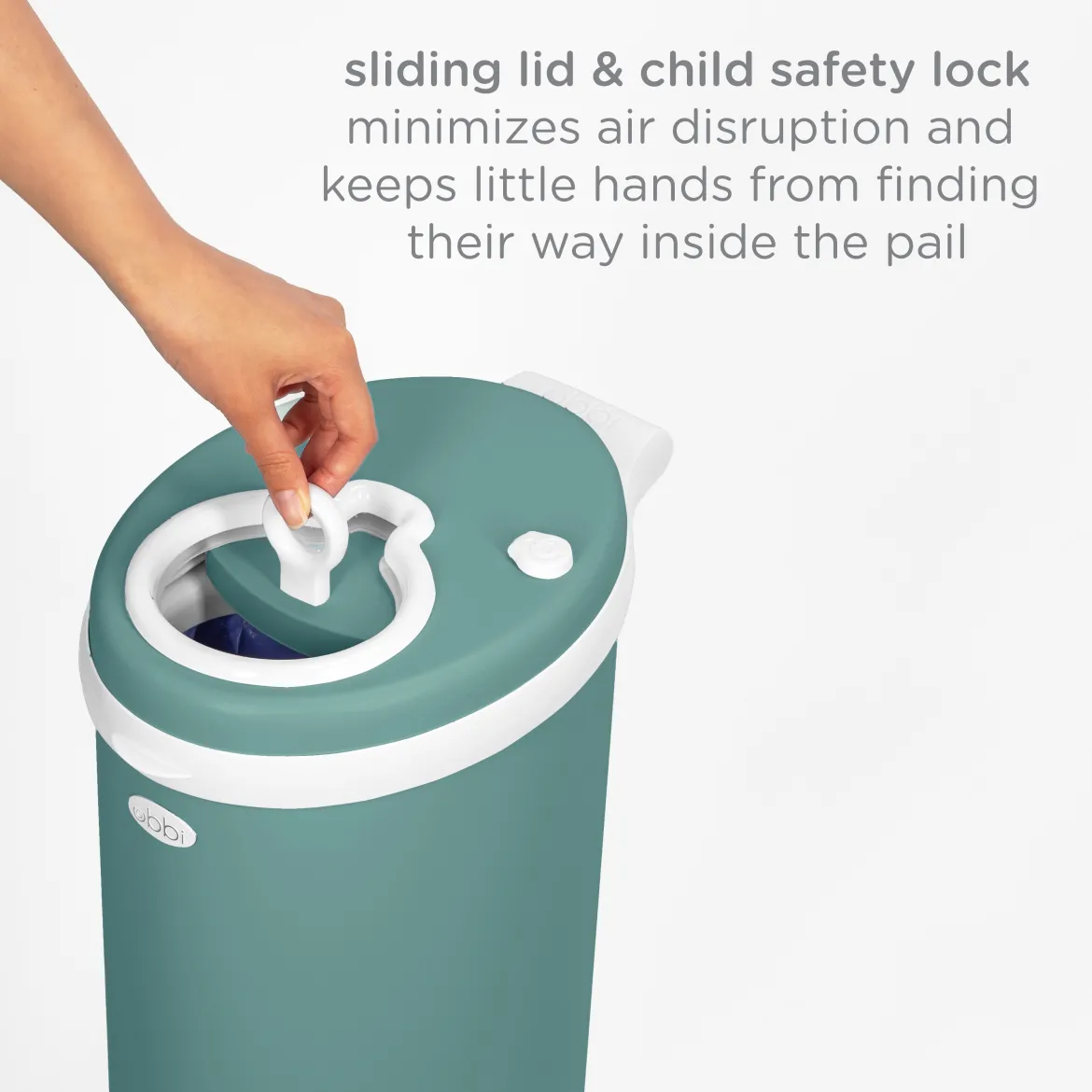 Ubbi x Babylist Matte Steel Diaper Pail